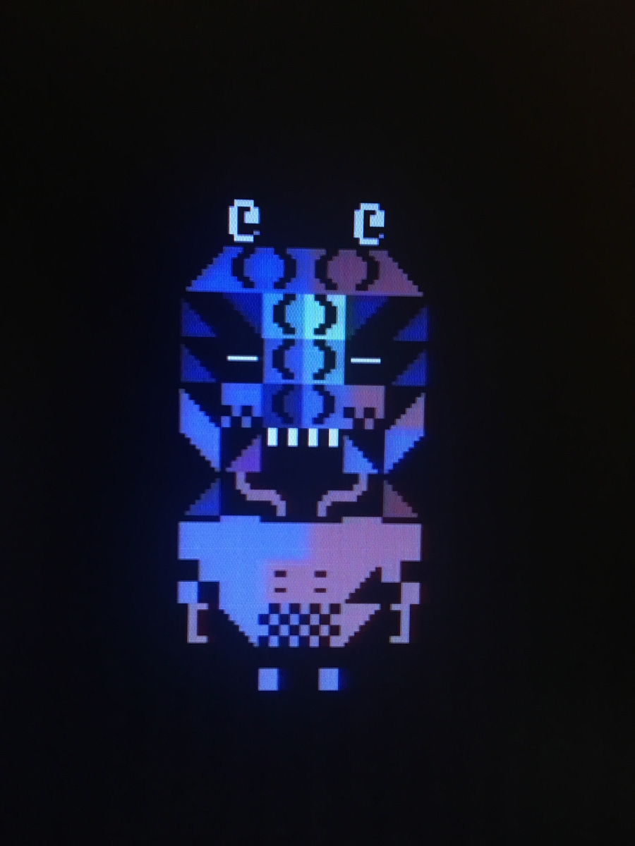 Ok, this is it, but character representing horns is a special character in the editor, what to do now?