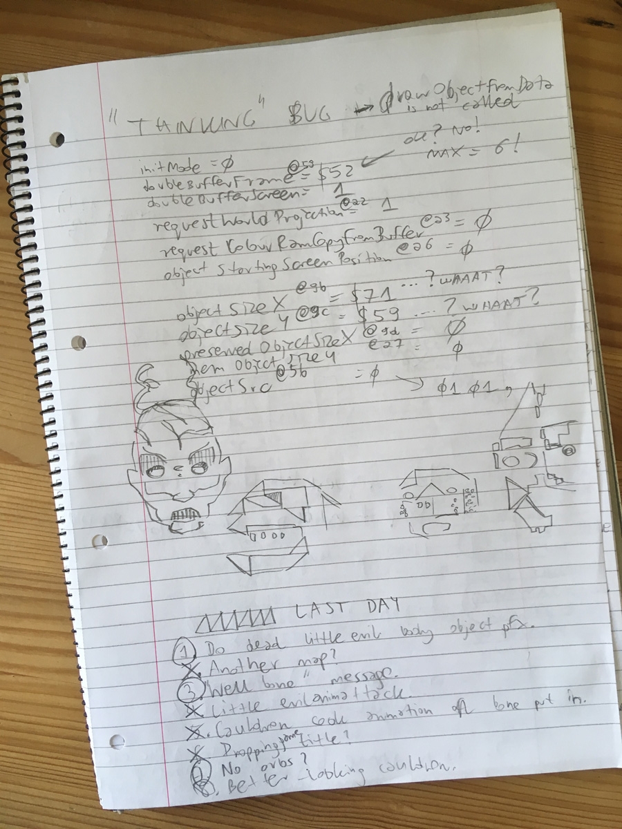 The last day before the submission to Craptastic compo 2020